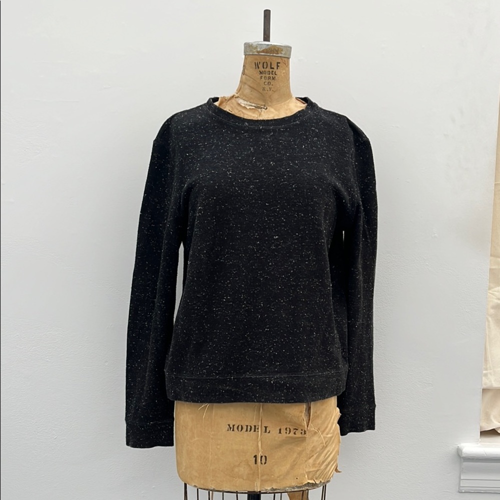 A.P.C. Black Speckled Sweater